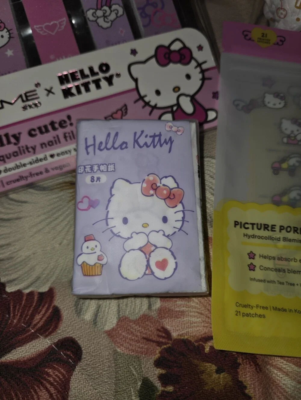 Hello Kitty Bag W Plush Bag Charm And Etc.